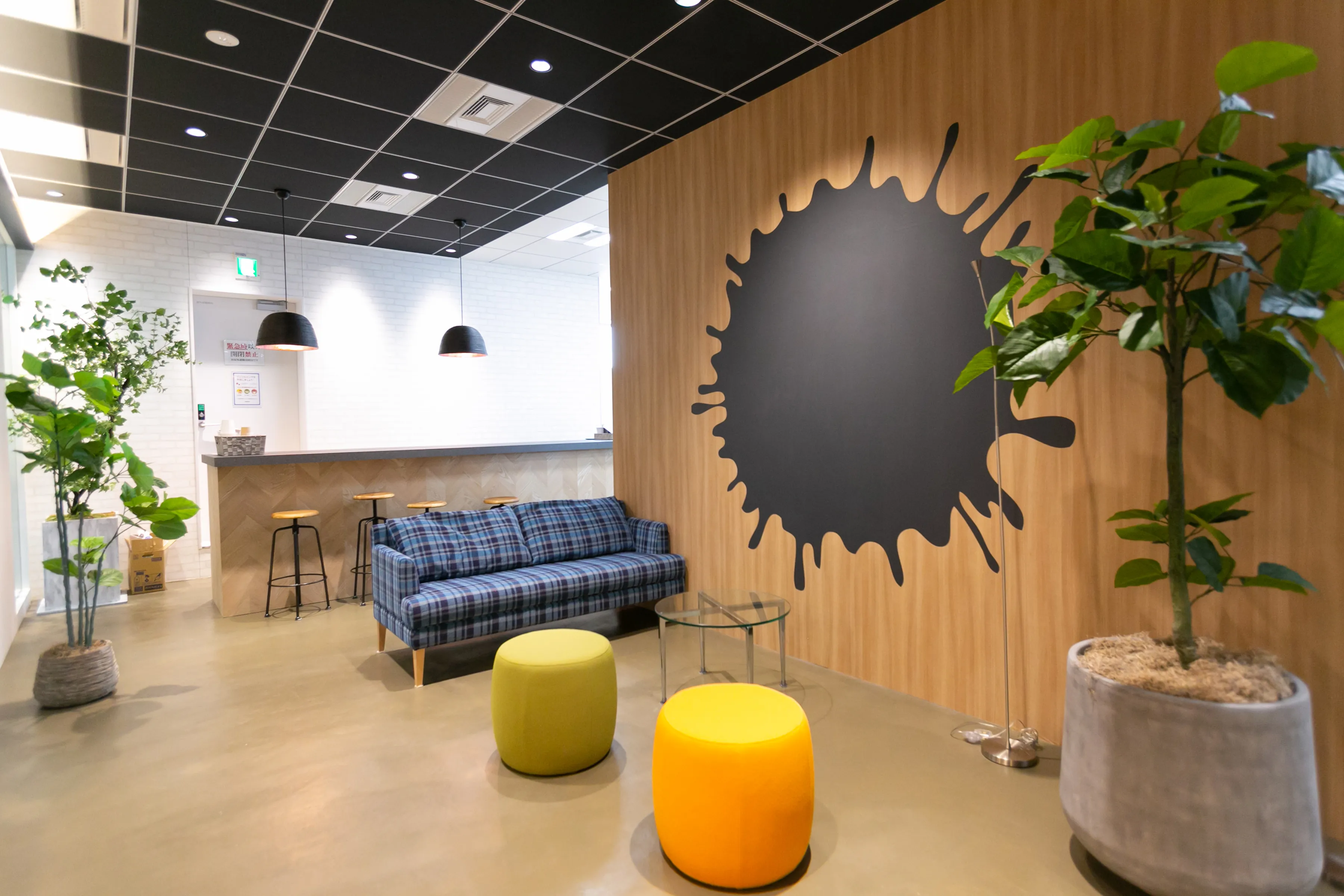 カフェスペースの写真